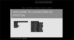 Desktop Screenshot of jnmotors.co.uk