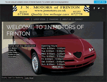 Tablet Screenshot of jnmotors.co.uk